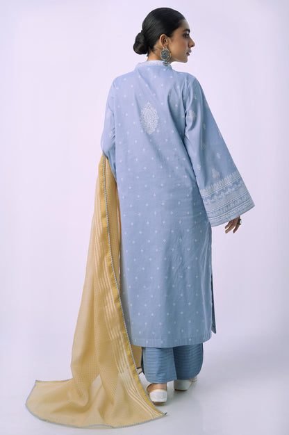 Stitched 3 Piece Printed Lawn Suit