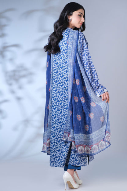 Stitched 3 Piece Printed Lawn Suit