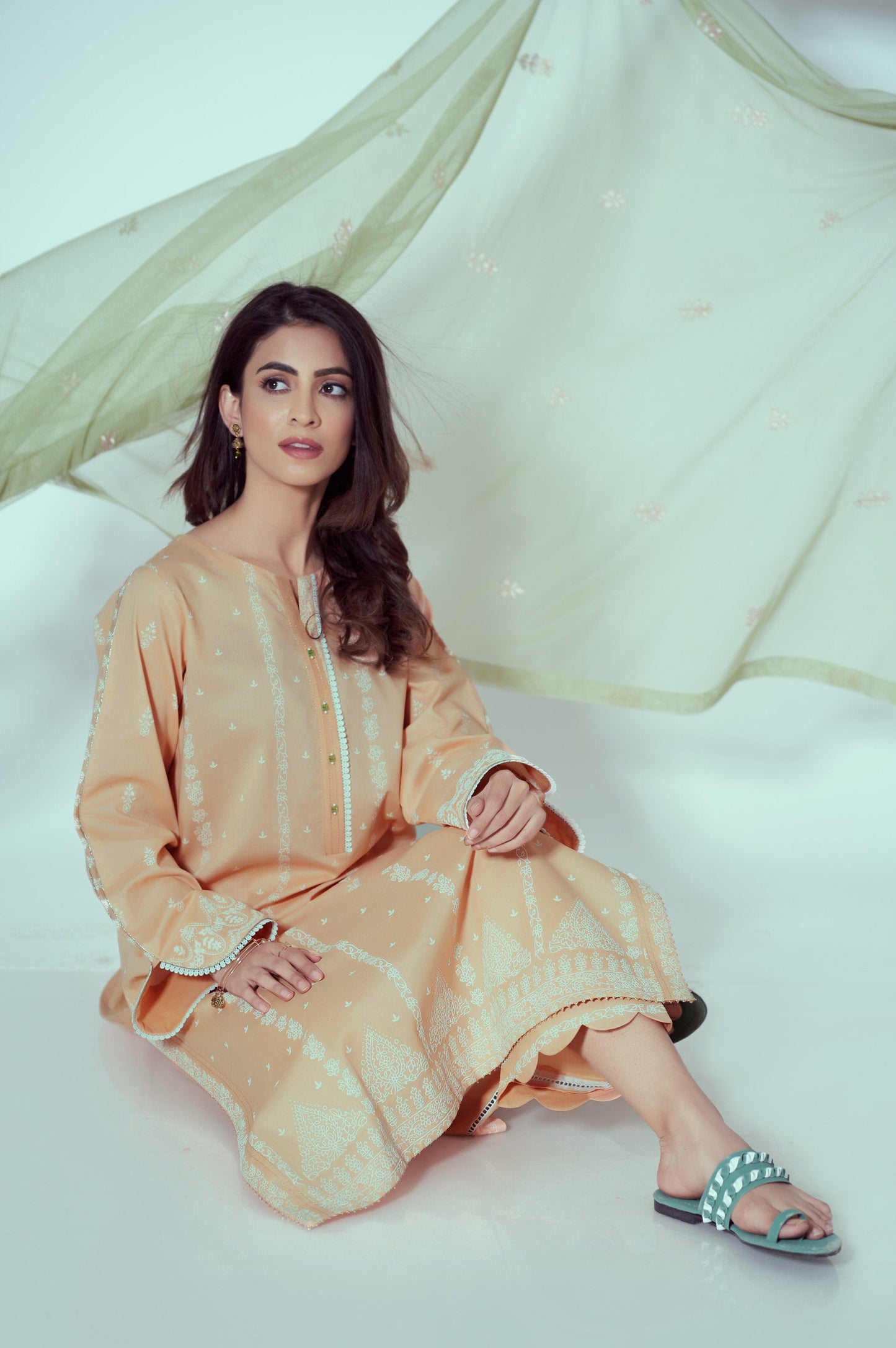 Stitched 3 Piece Puff Printed Lawn Suit