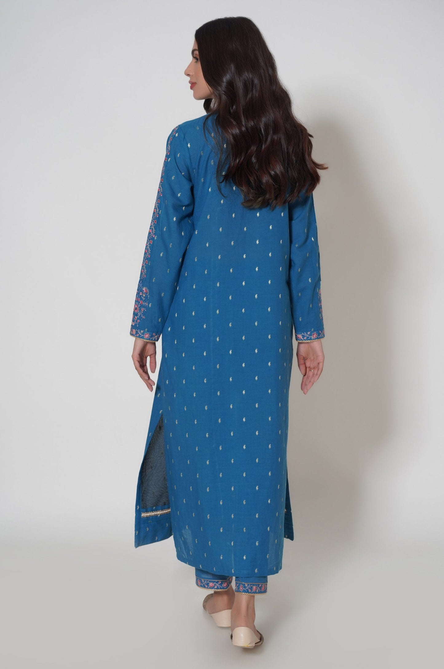 Stitched 3 Piece Embroidered Mysuri Suit