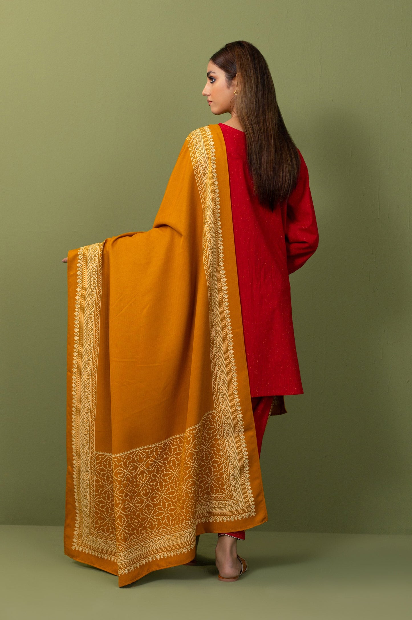 Stitched 3 Piece Embroidered Multi Neps Suit