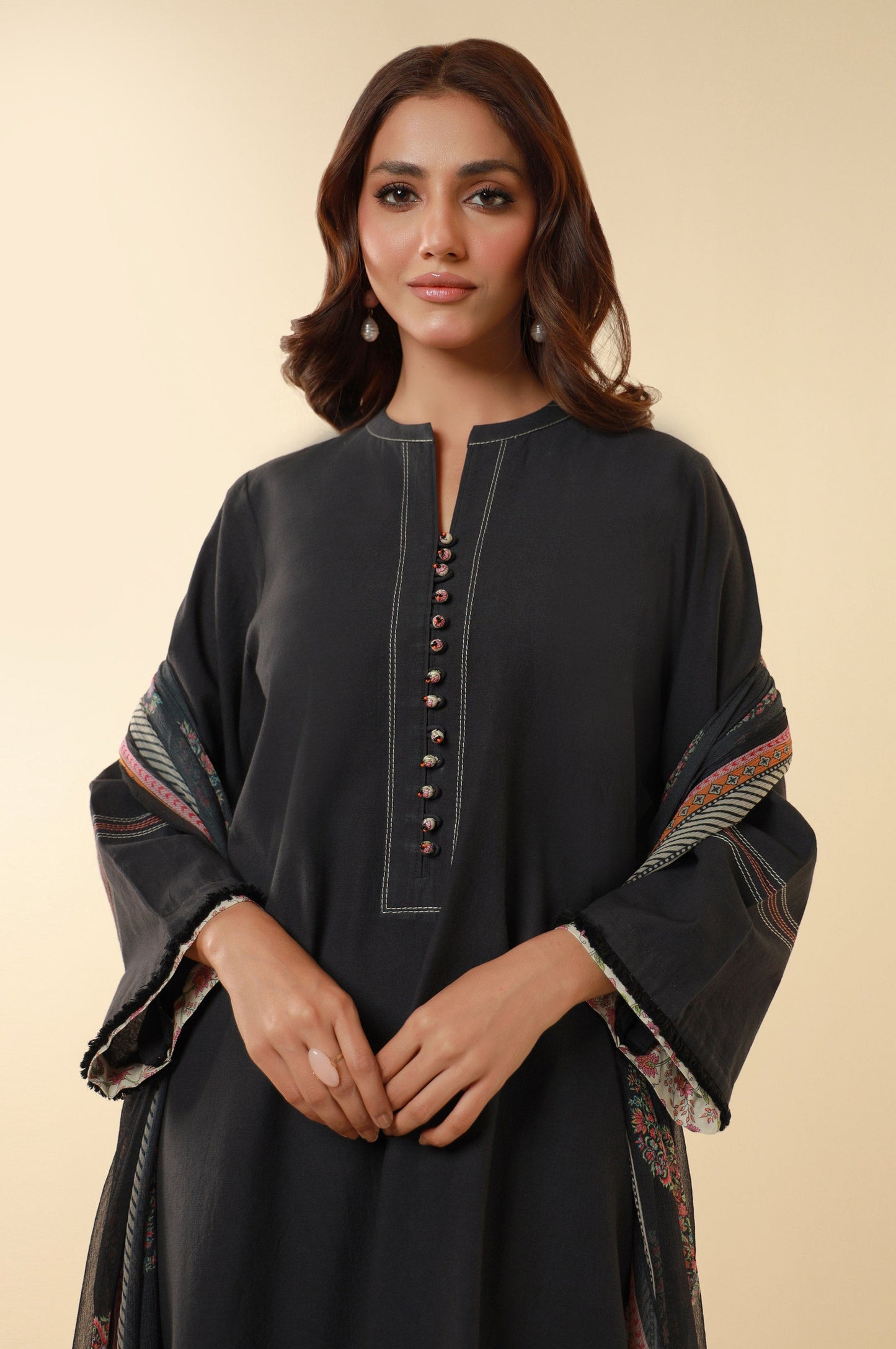 Stitched 3 Piece Lawn Suit