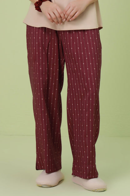 Basic Cambric Bottom - Maroon