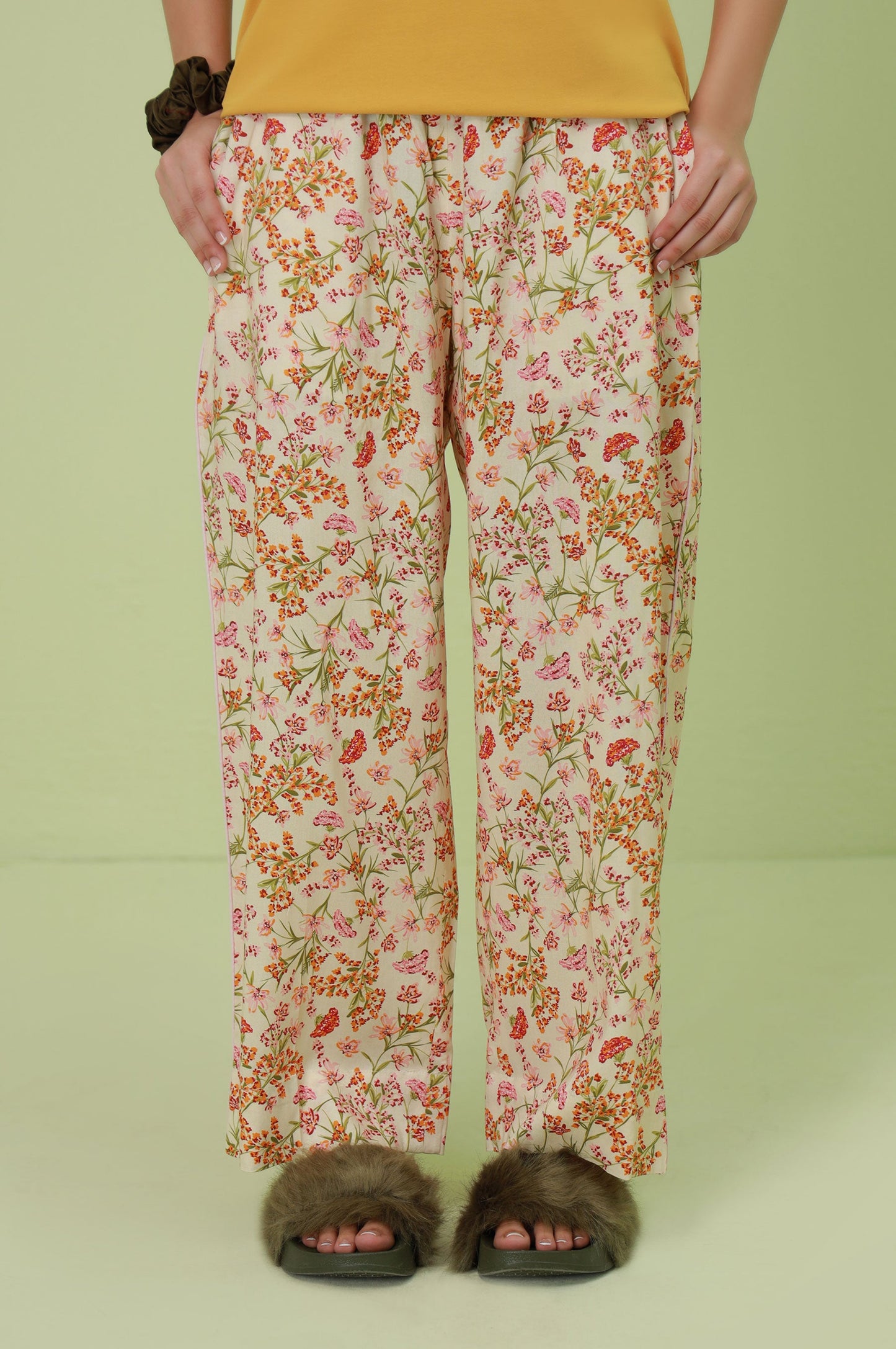 Basic Linen Viscose Bottom - Off White