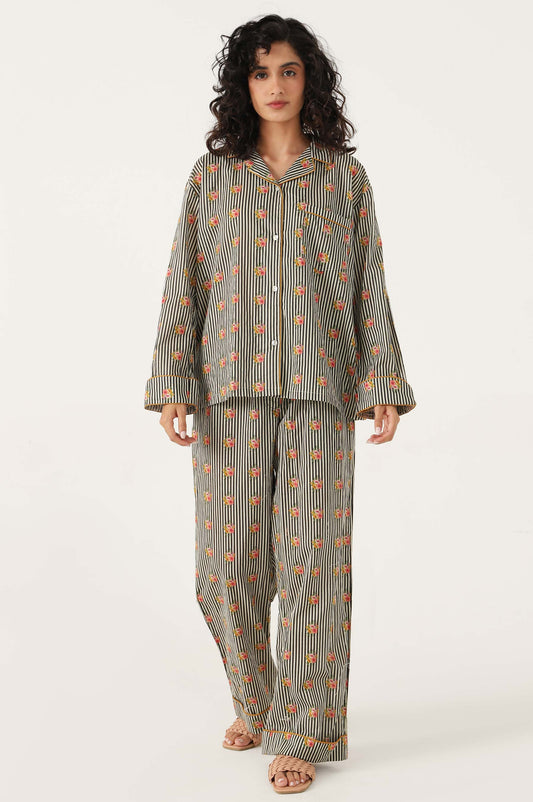 2 Piece PJ Set - Black