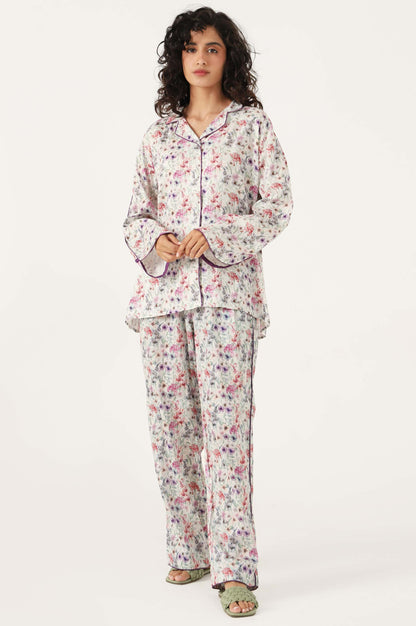 2 Piece PJ Set - Purple