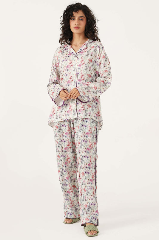2 Piece PJ Set - Purple