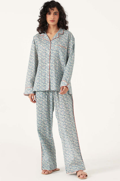 2 Piece PJ Set - Powder Blue