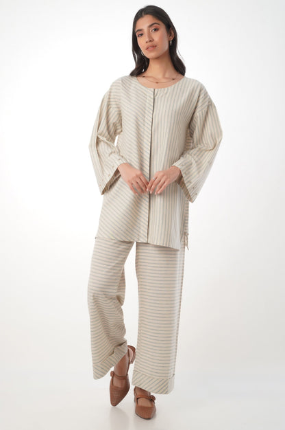 Stitched 2 Piece Yarn Dyed Co-ord Set