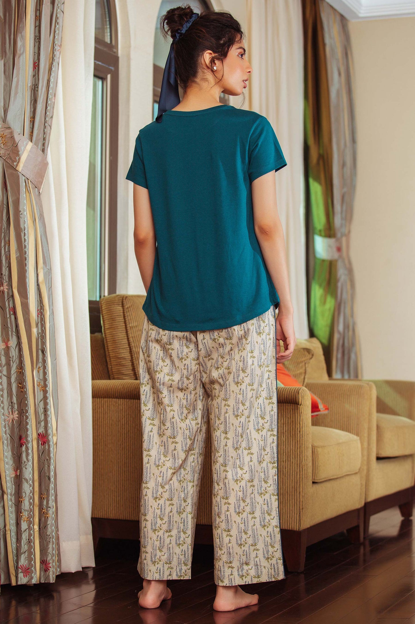 Printed Crew Neck Tee