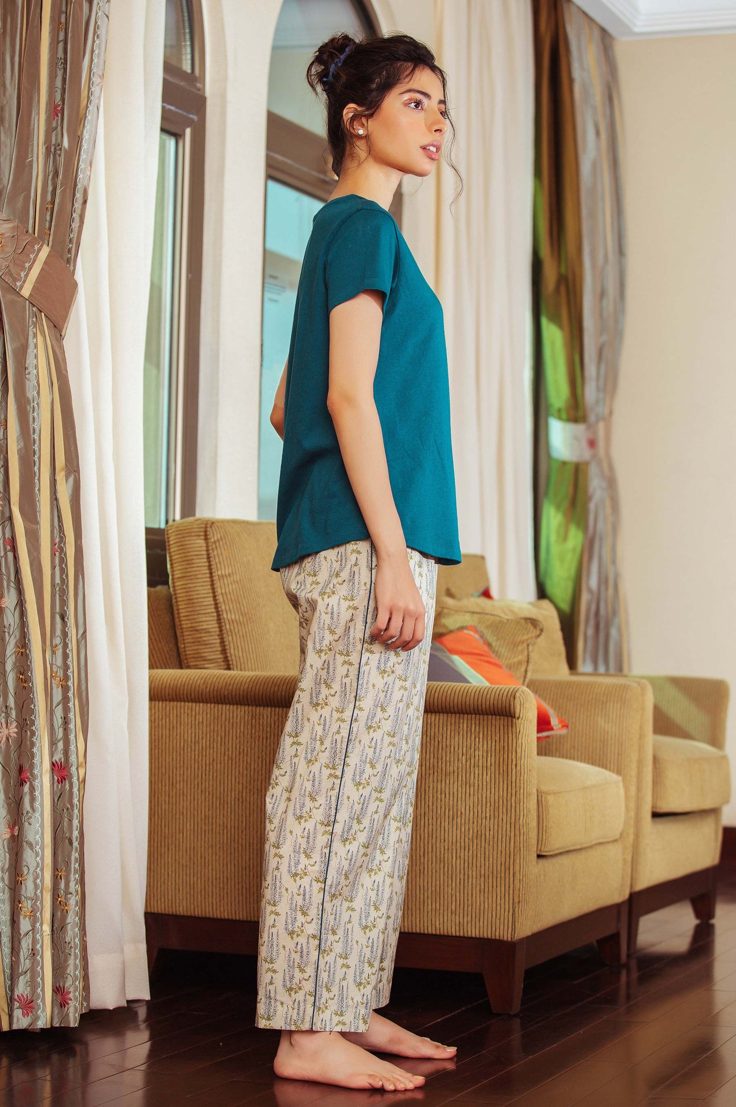 Printed Crew Neck Tee