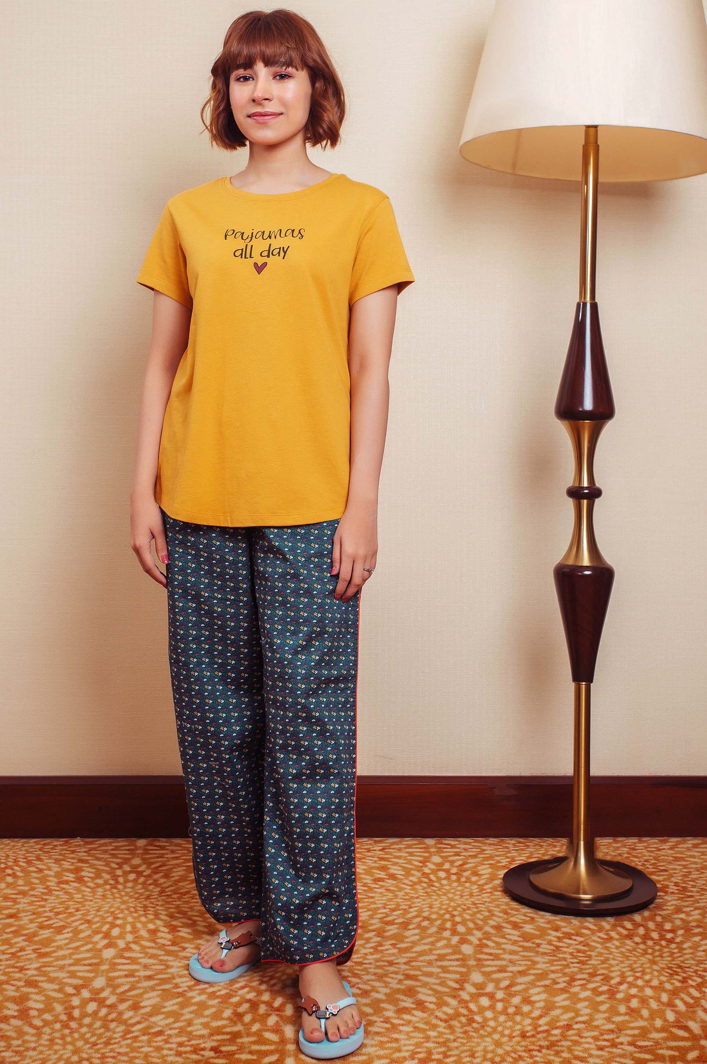 Printed Crew Neck Tee