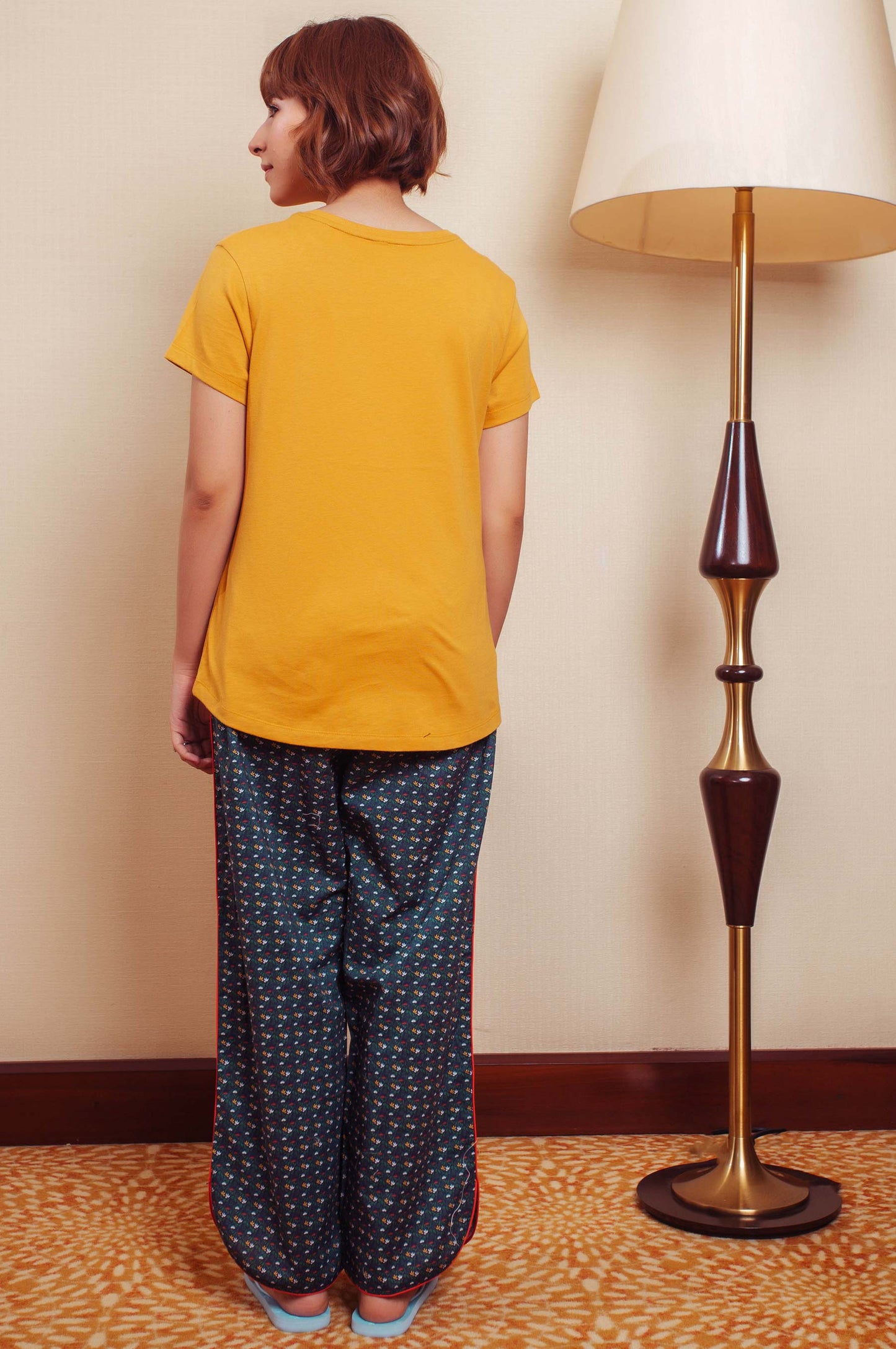 Printed Crew Neck Tee