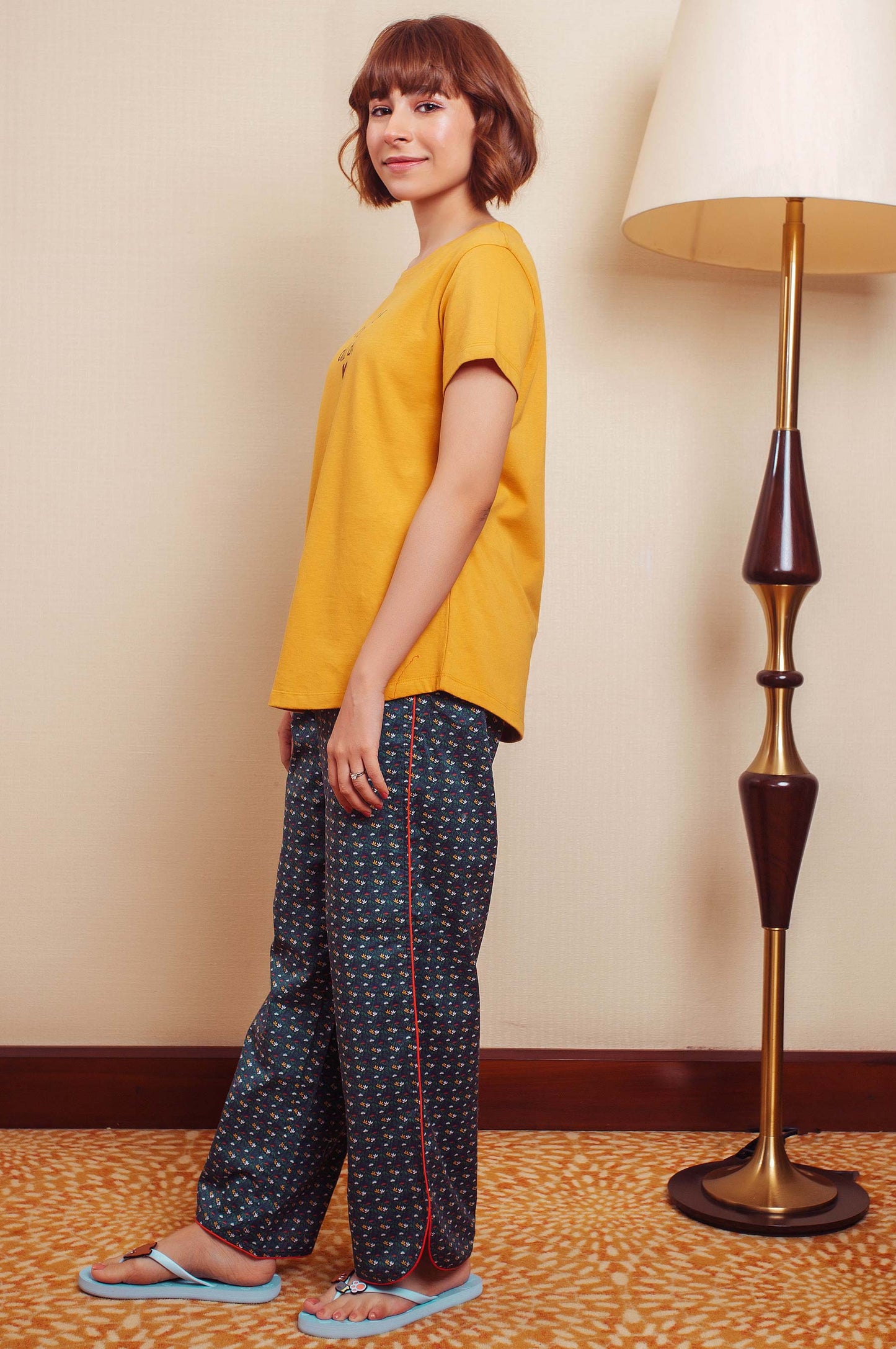 Printed Crew Neck Tee