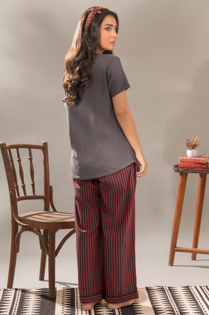 Printed Crew Neck Tee