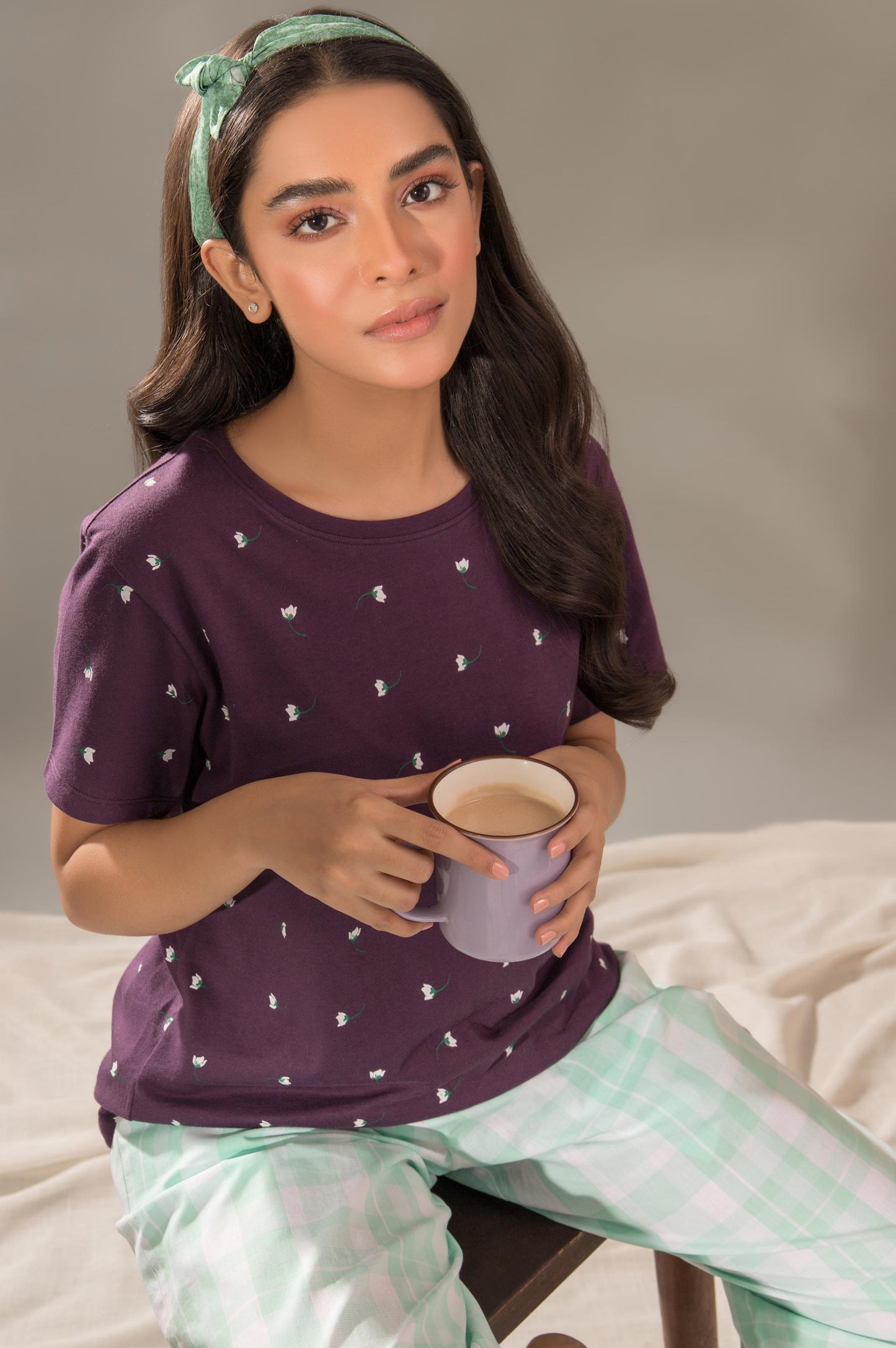 Printed Crew Neck Tee