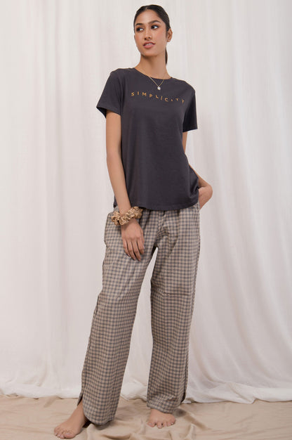 Printed Crew Neck Tee