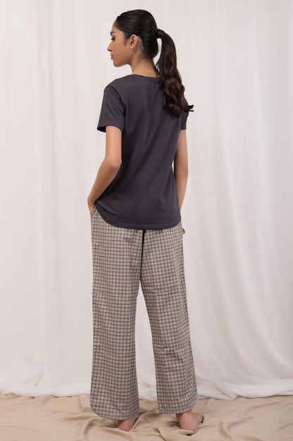 Printed Crew Neck Tee