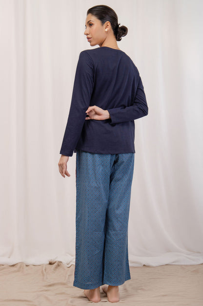 Printed Crew Neck Tee