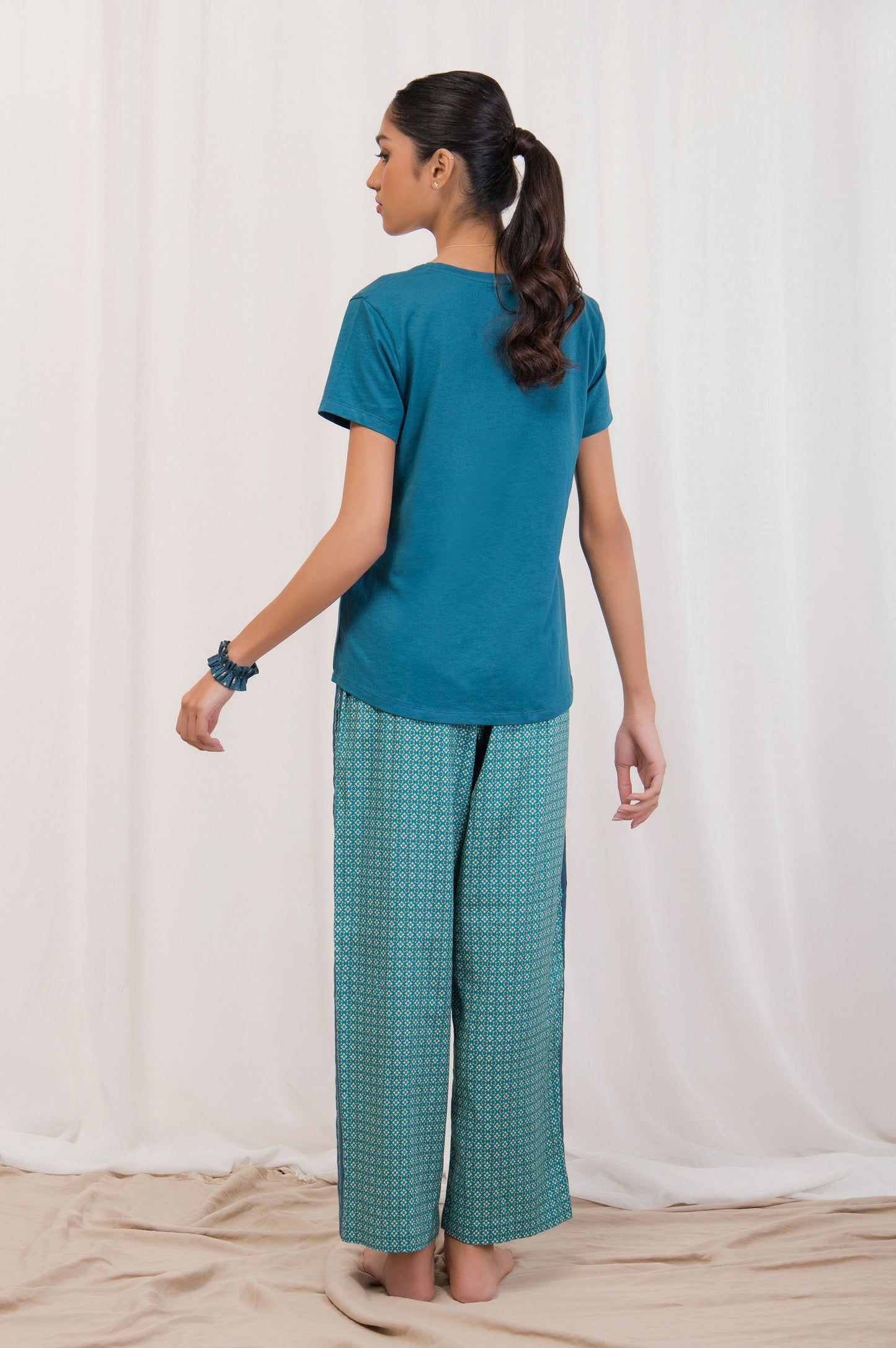 Printed Crew Neck Tee