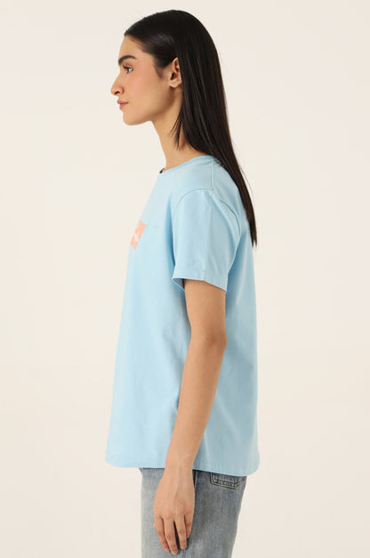 Crew Neck Half Sleeves Tee