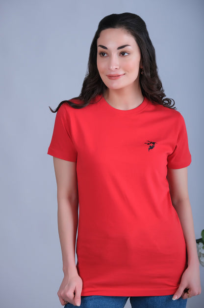 Round Neck Red T-Shirt