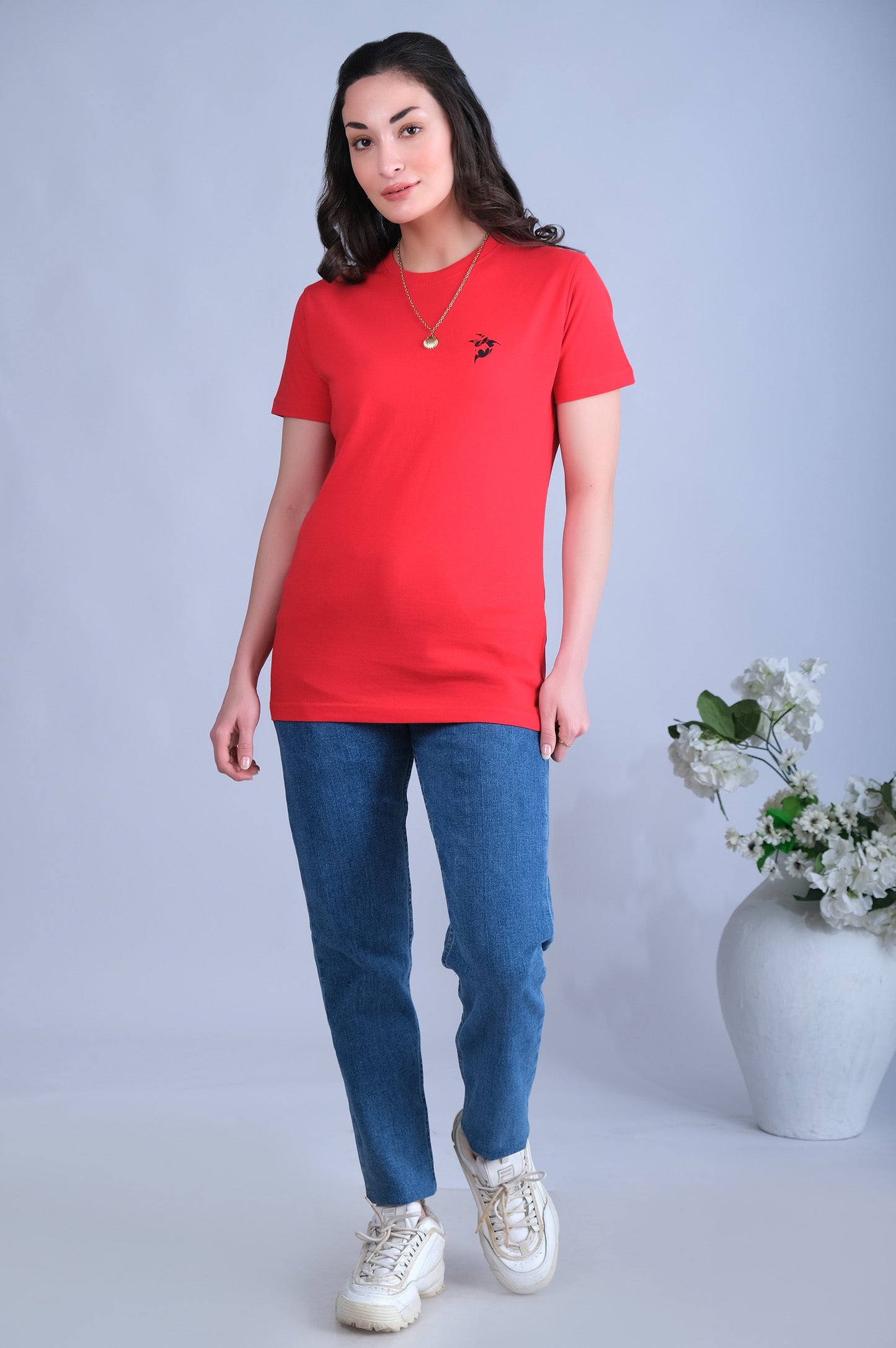 Round Neck Red T-Shirt