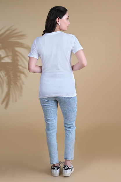 Round Neck Plain T-Shirt