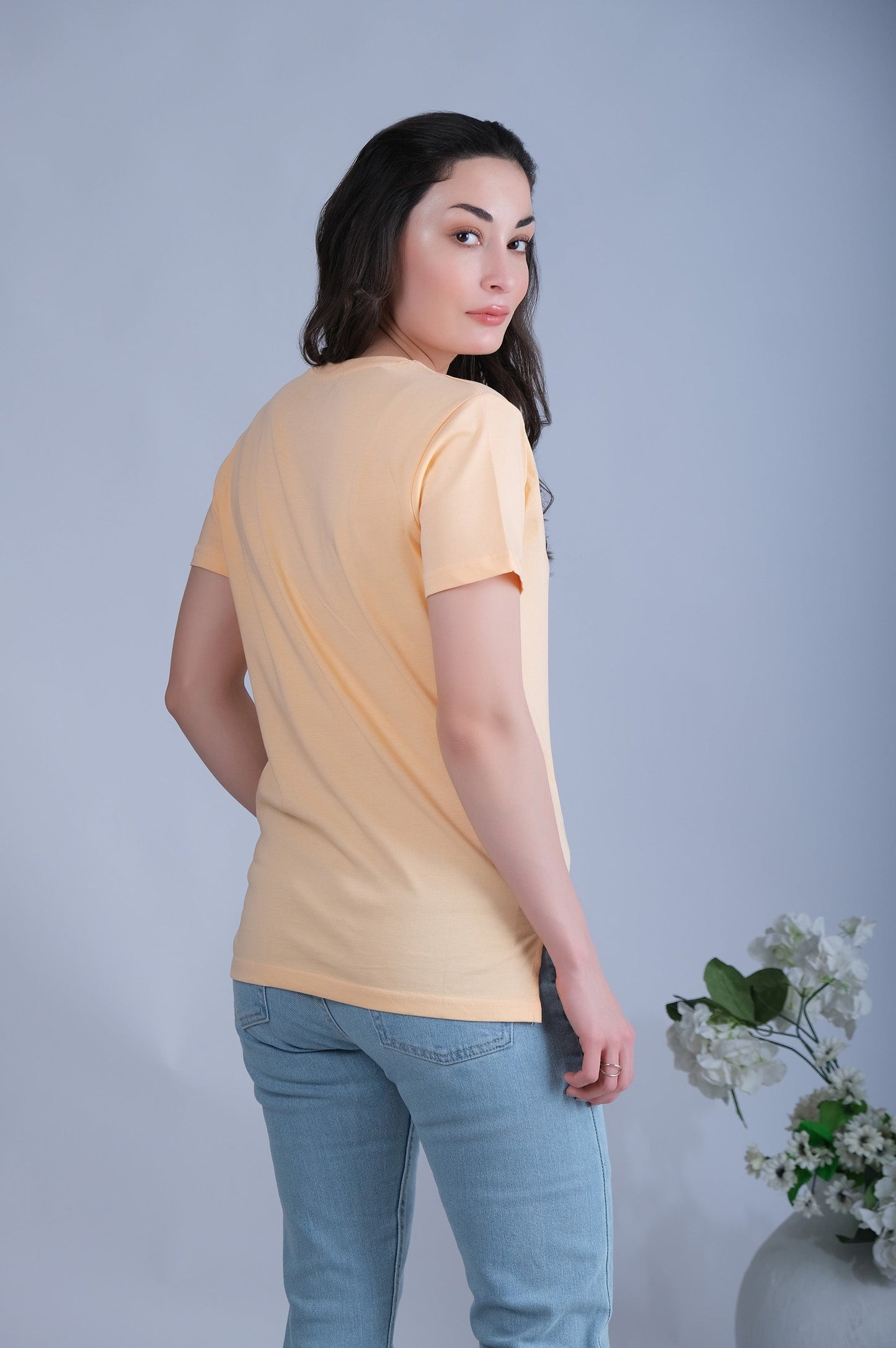 Round Neck Plain T-Shirt