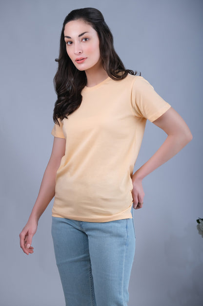 Round Neck Plain T-Shirt