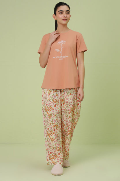 Crew Neck Half Sleeves Tee