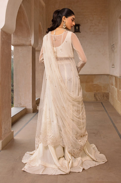 3 Piece Embroidered Net Suit