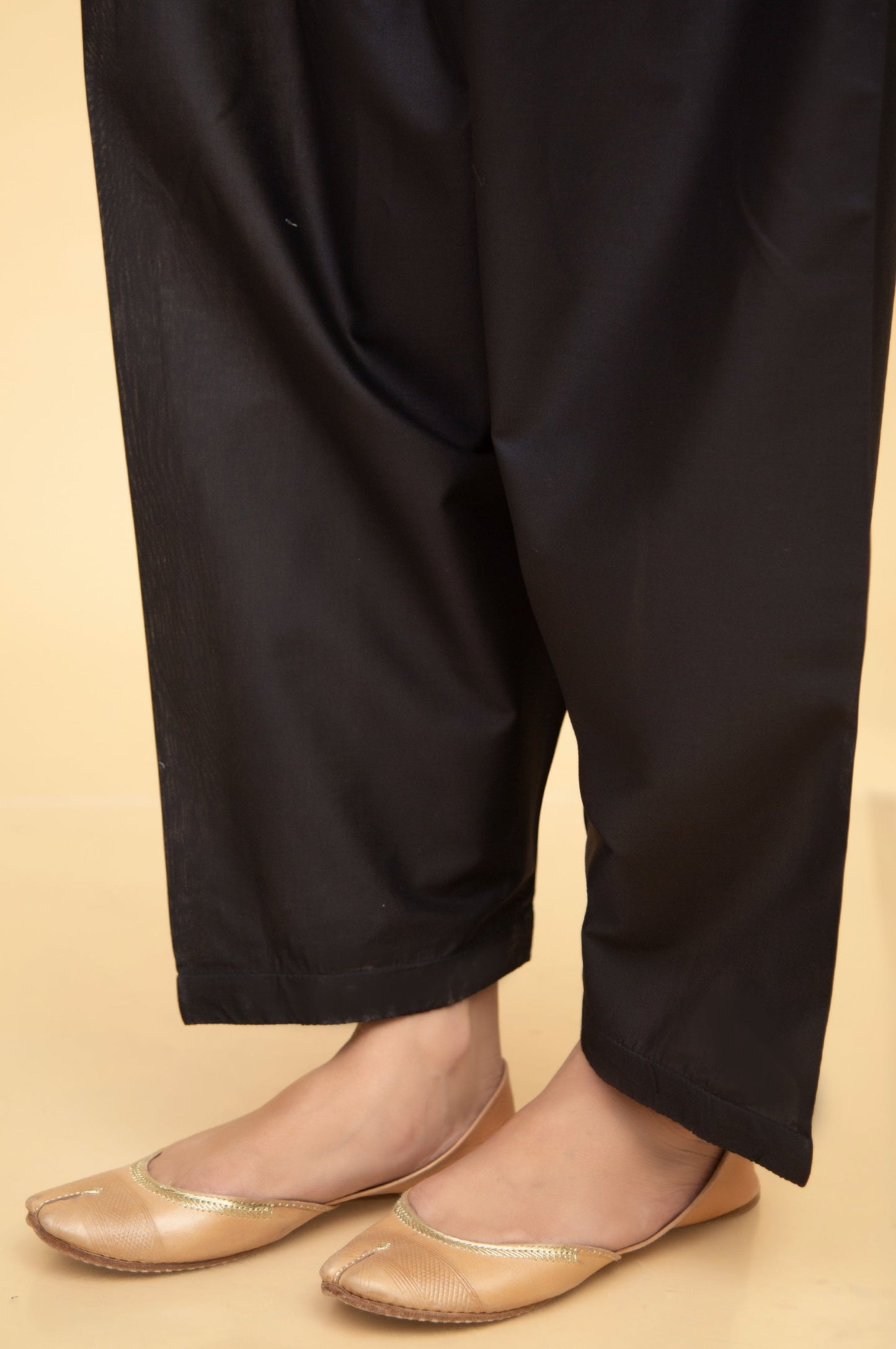 Basic Cambric Shalwar - Black