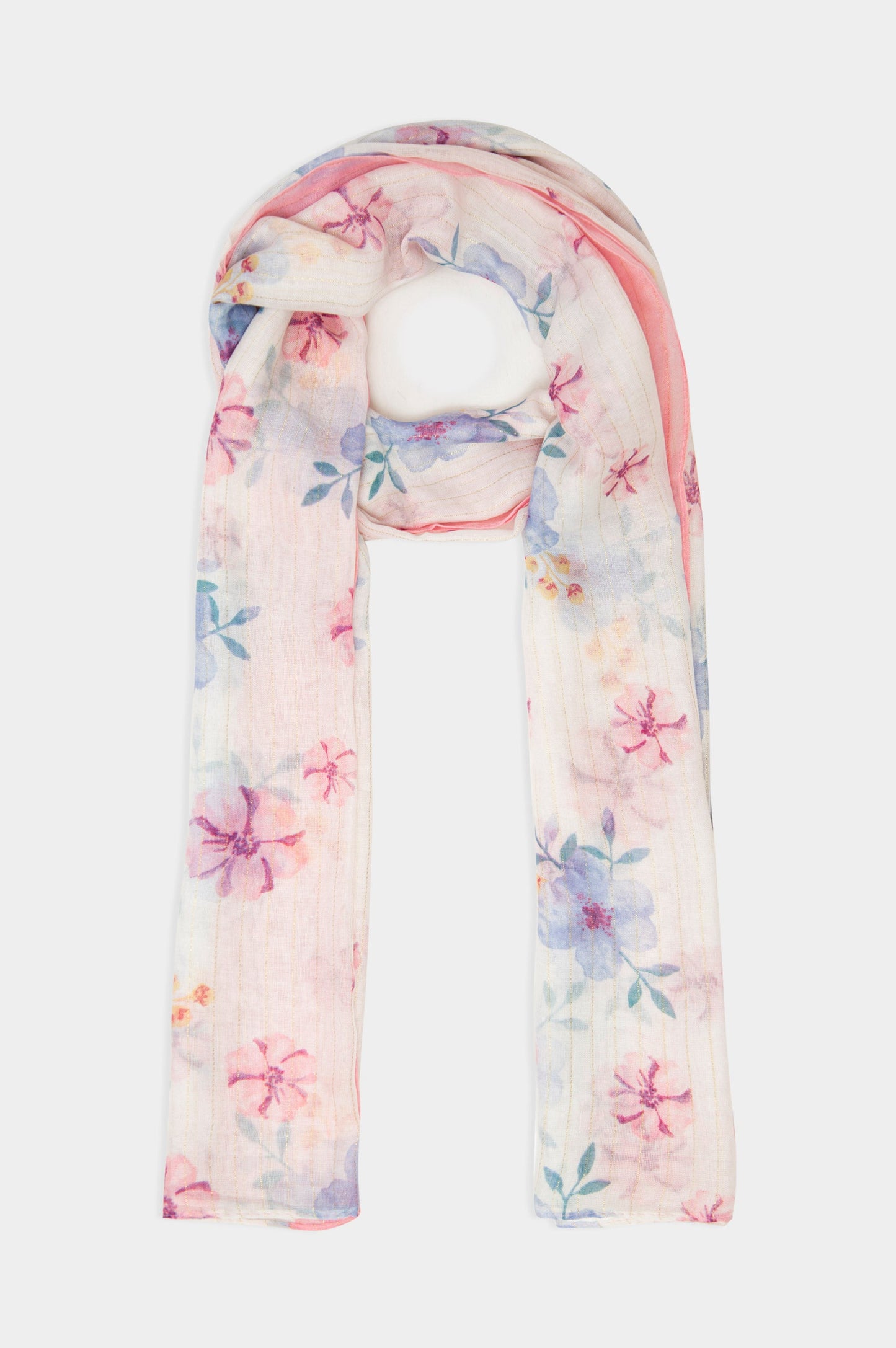 Printed Scarf - White