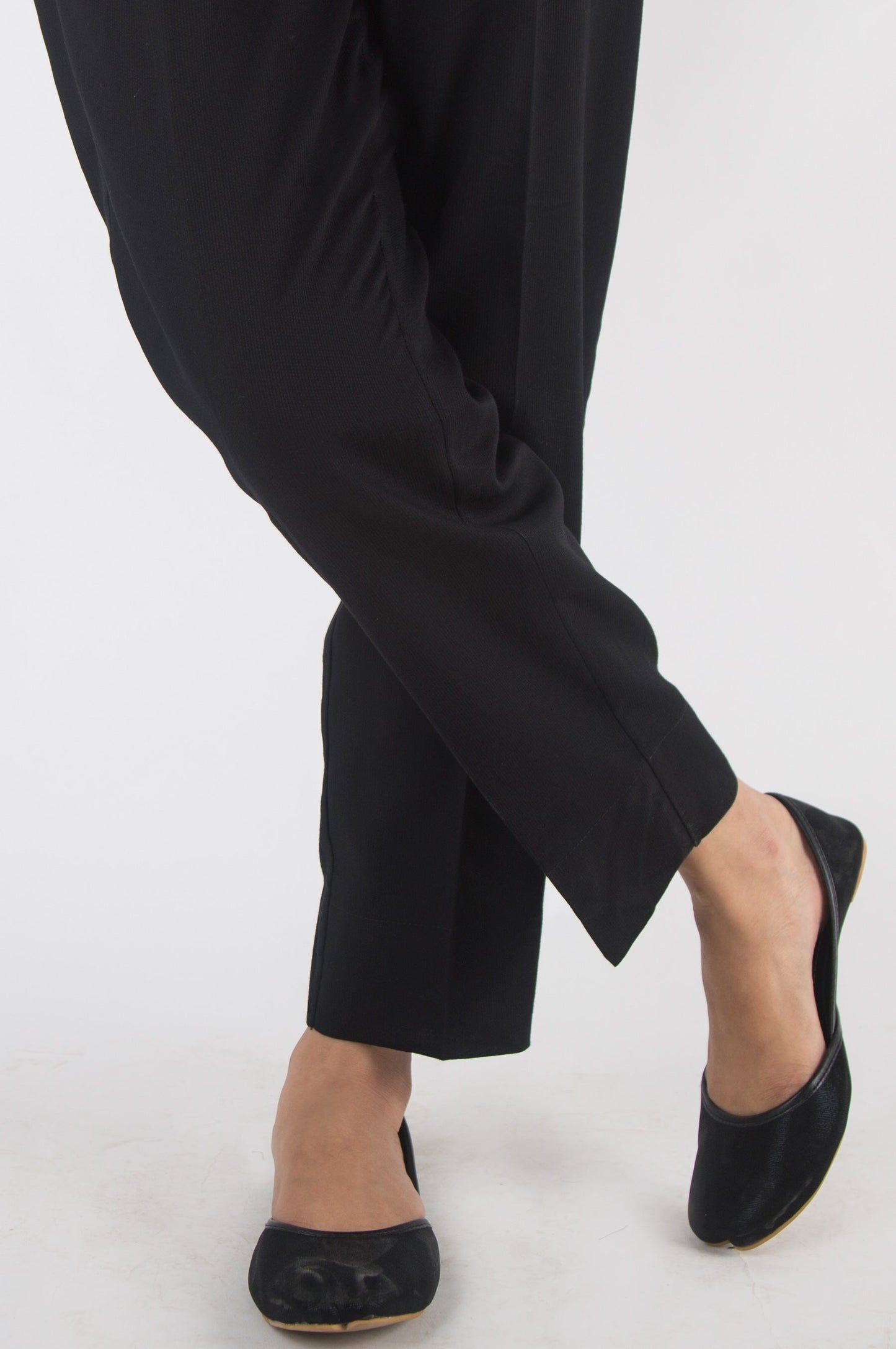 Basic Cottel Pants - Black