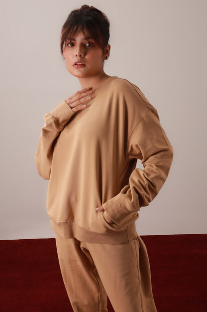 Beige Sweatsuit