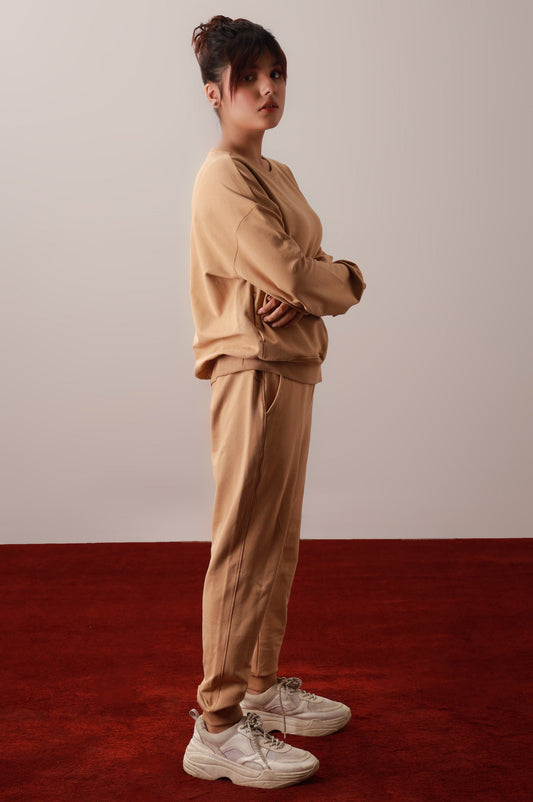 Beige Sweatsuit