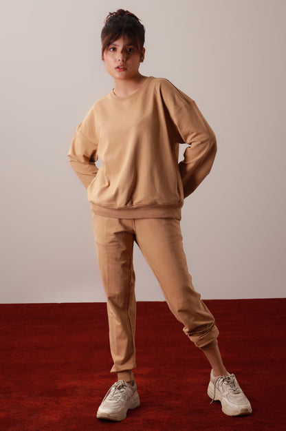 Beige Sweatsuit