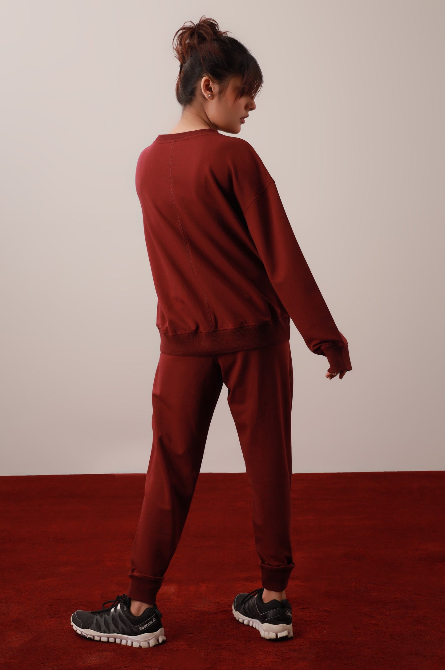 Burgundy Sweatsuit