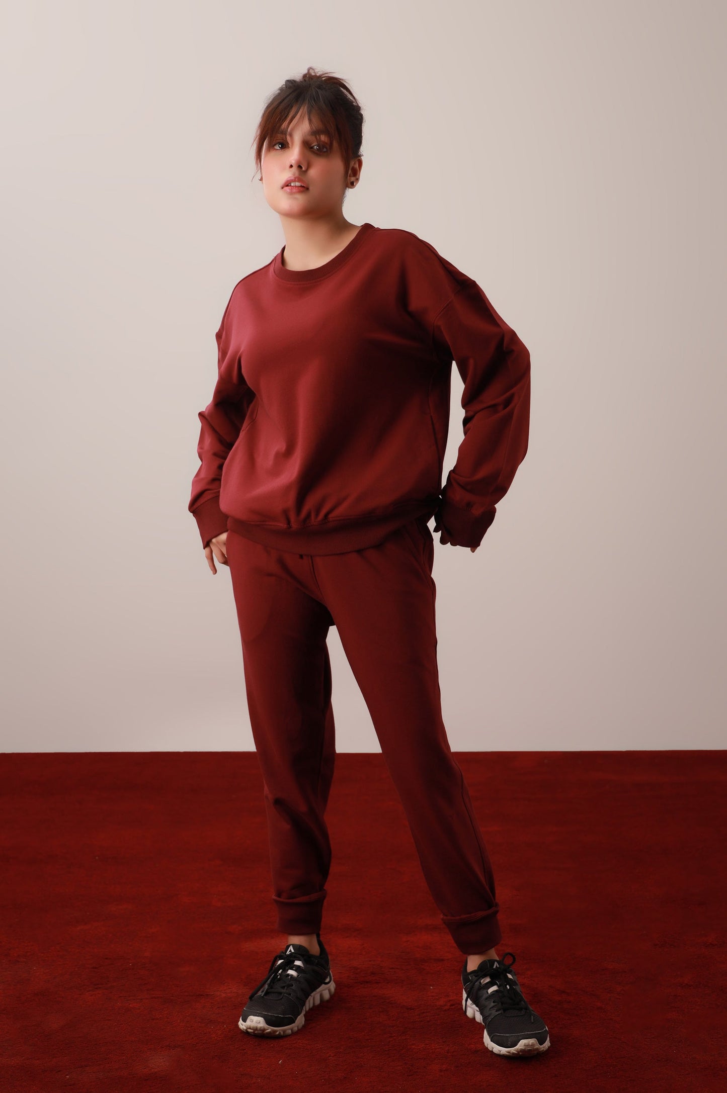 Burgundy Sweatsuit