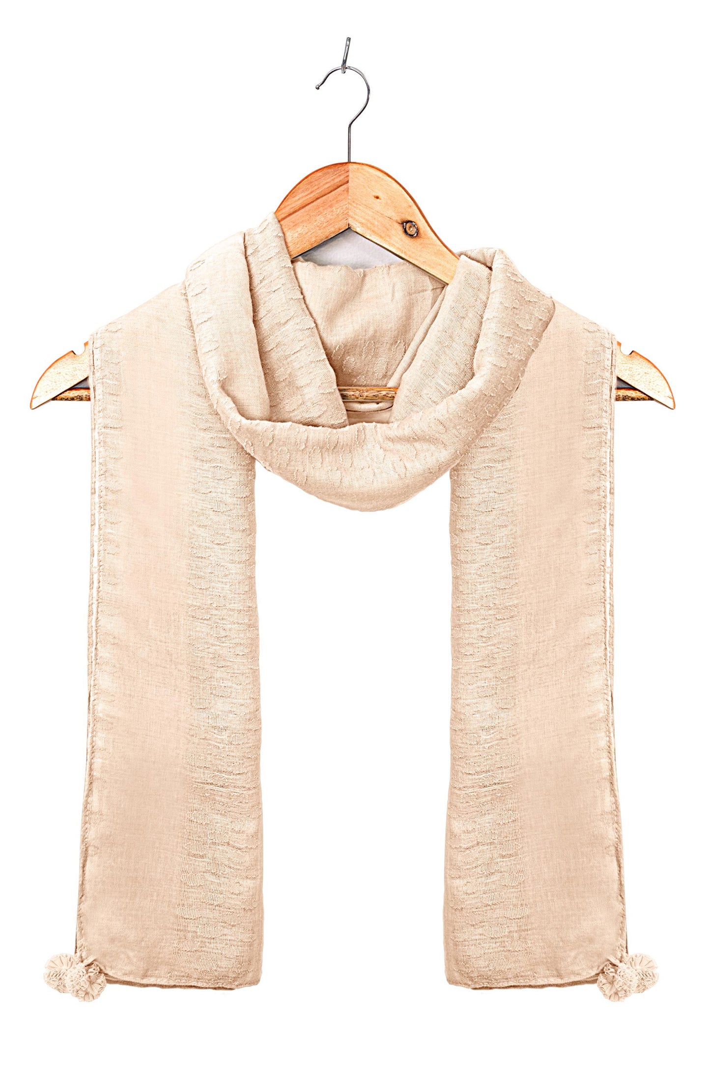 Solid Tassel Pops - Pale Cream