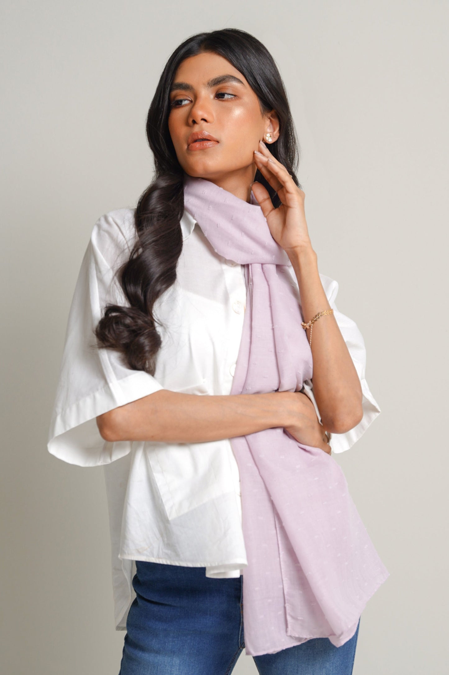 Solid Statement Scarf