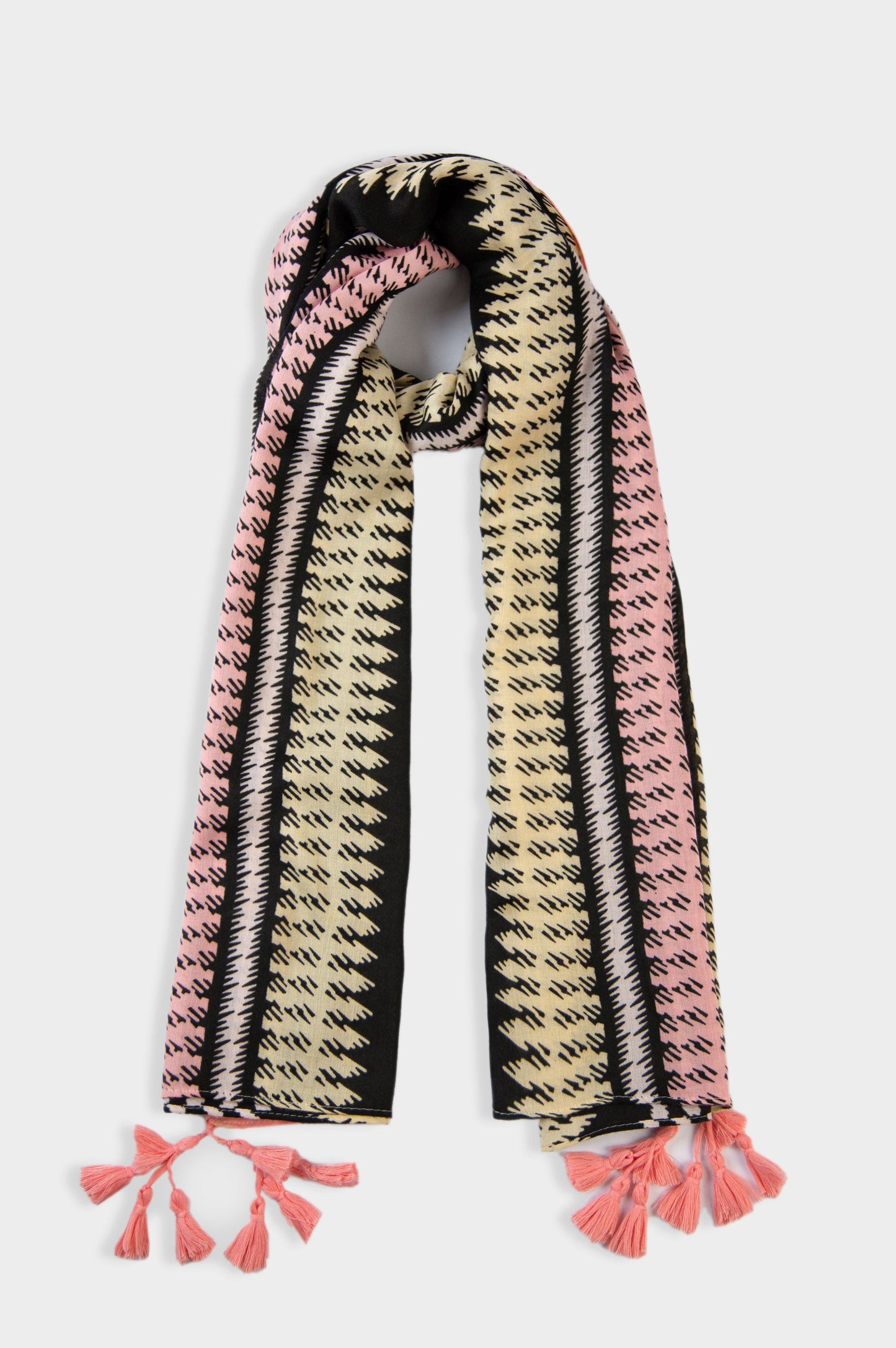 Striped knitted Scarf