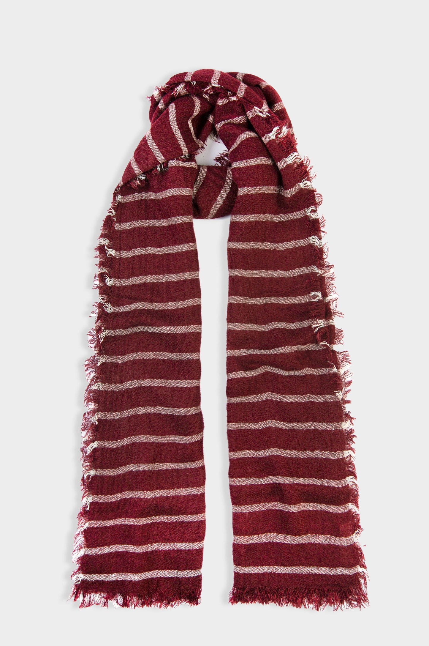 Striped knitted Scarf
