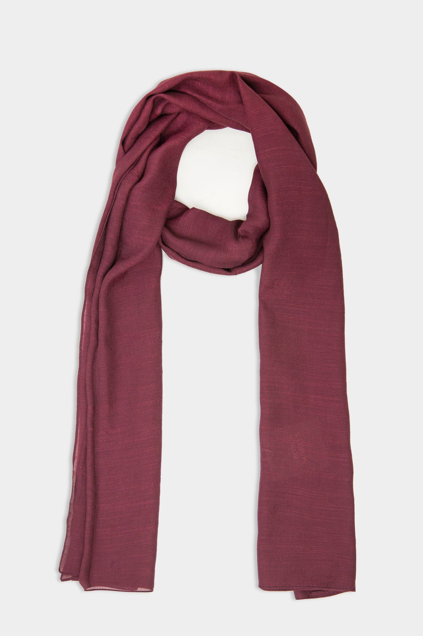 Solid Scarf - Maroon