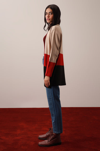 Boyfriend Cardigan - Beige