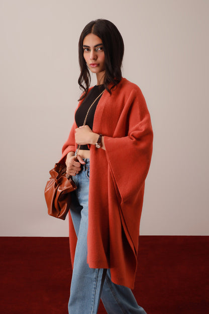 Boyfriend Cardigan - Orange