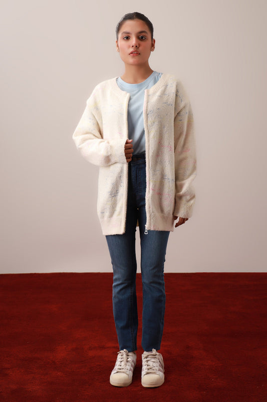 Full Zipper Cardigan