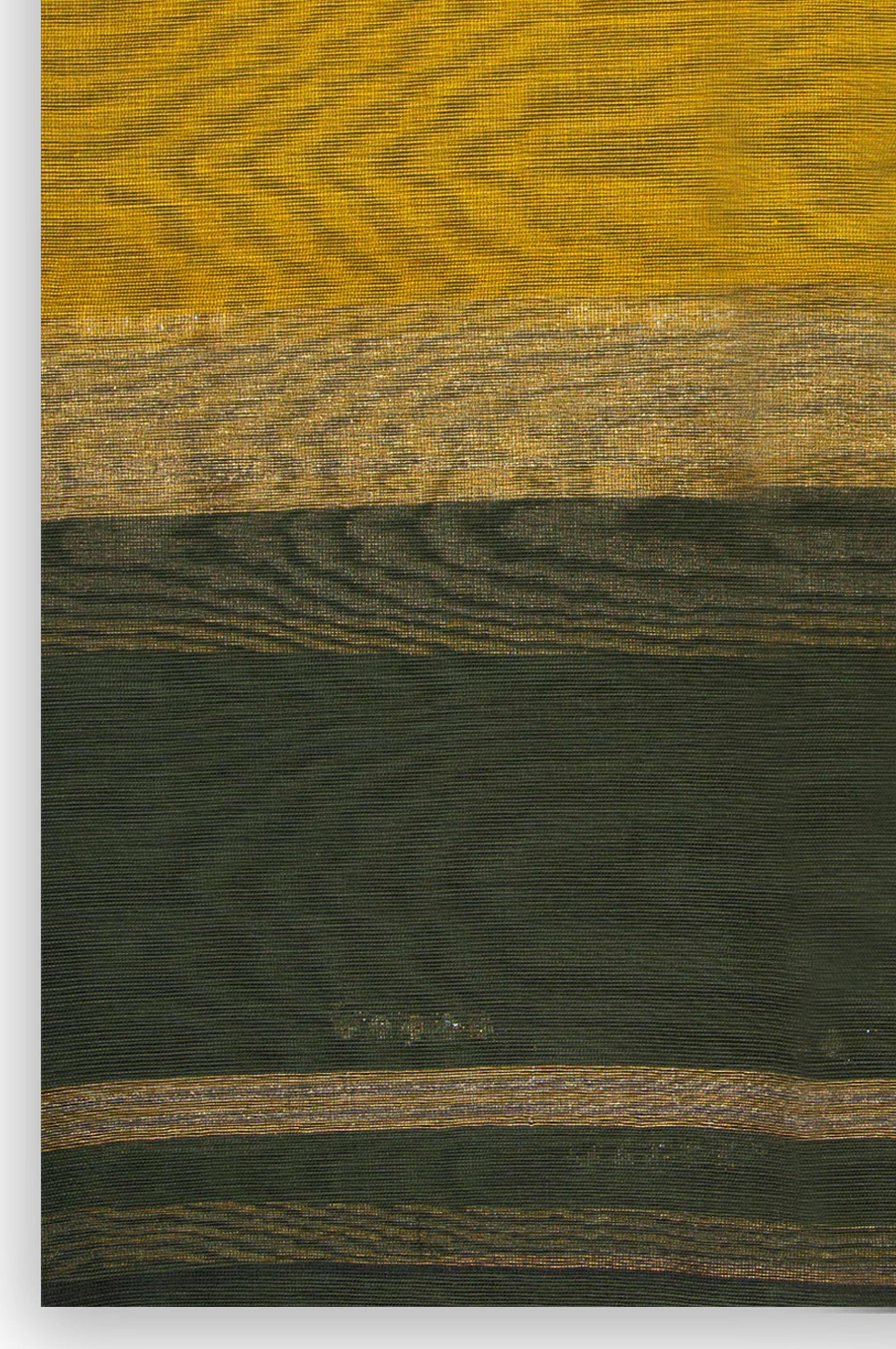 Printed Khaddi Net Dupatta - Green