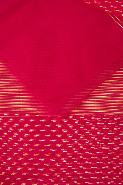 Printed Organza Dupatta - Pink